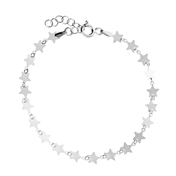 Seeing Stars Silver Bracelet