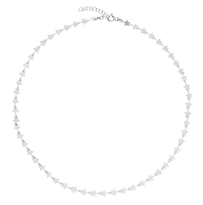 Seeing Stars Silver Necklace