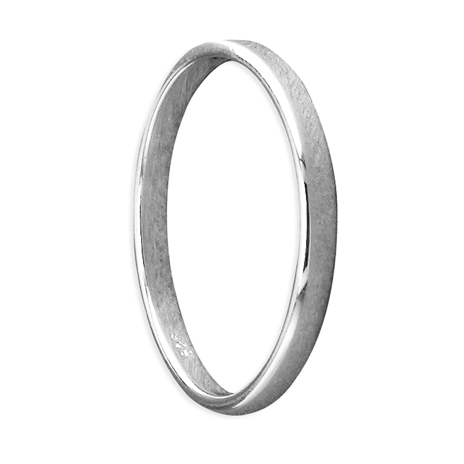 Plain Silver 2mm Thumb Ring