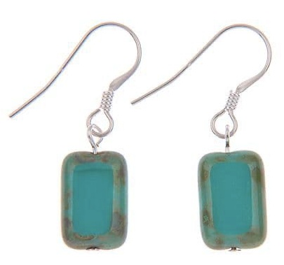 Carrie Elspeth Picasso Turquoise Drop Earrings