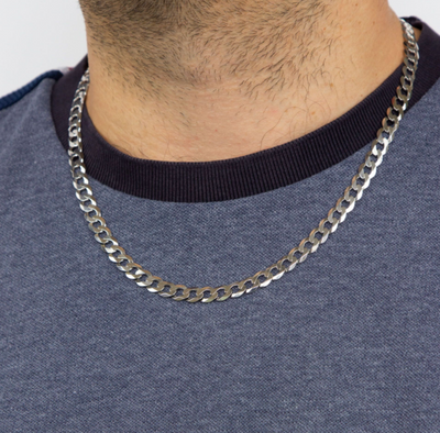 Fred Bennett Diamond Cut Curb Chain Necklace