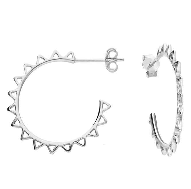 Spike Hoop Earrings