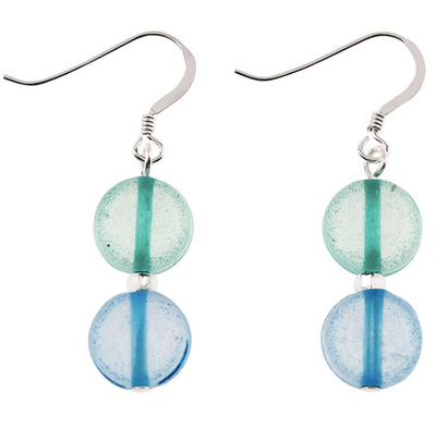 Carrie Elspeth Blue Pastel Candy Drop Earrings