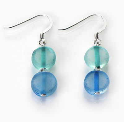 Carrie Elspeth Blue Pastel Candy Drop Earrings