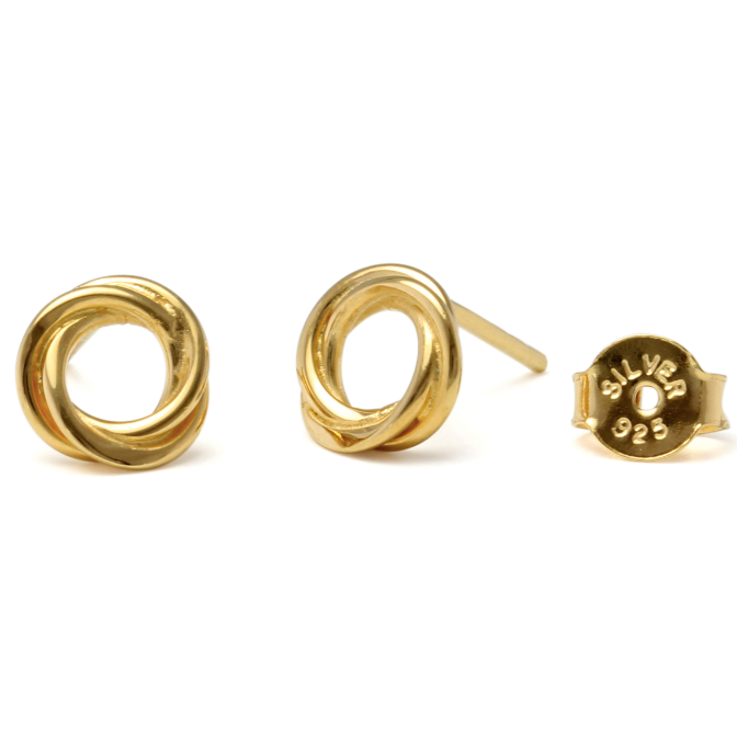 Banyan Gold Nest Stud Earrings