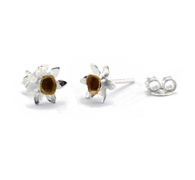 Banyan Daffodil Stud Earrings