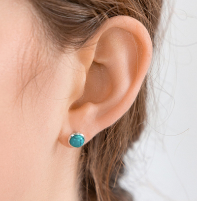 Banyan Turquoise Stud Earrings