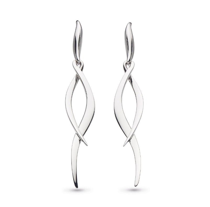 Kit Heath Entwine Twist Drop Earrings