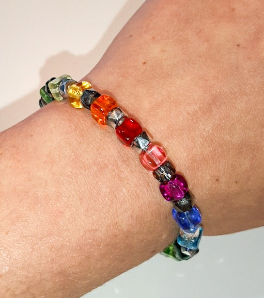 Carrie Elspeth Rainbow Sparkle Bracelet