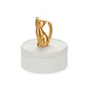 Porcelain Ballet Dancer Trinket Box