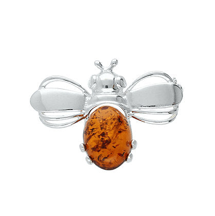 Amber Bee Brooch