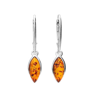 Shelly Amber Drop Earrings