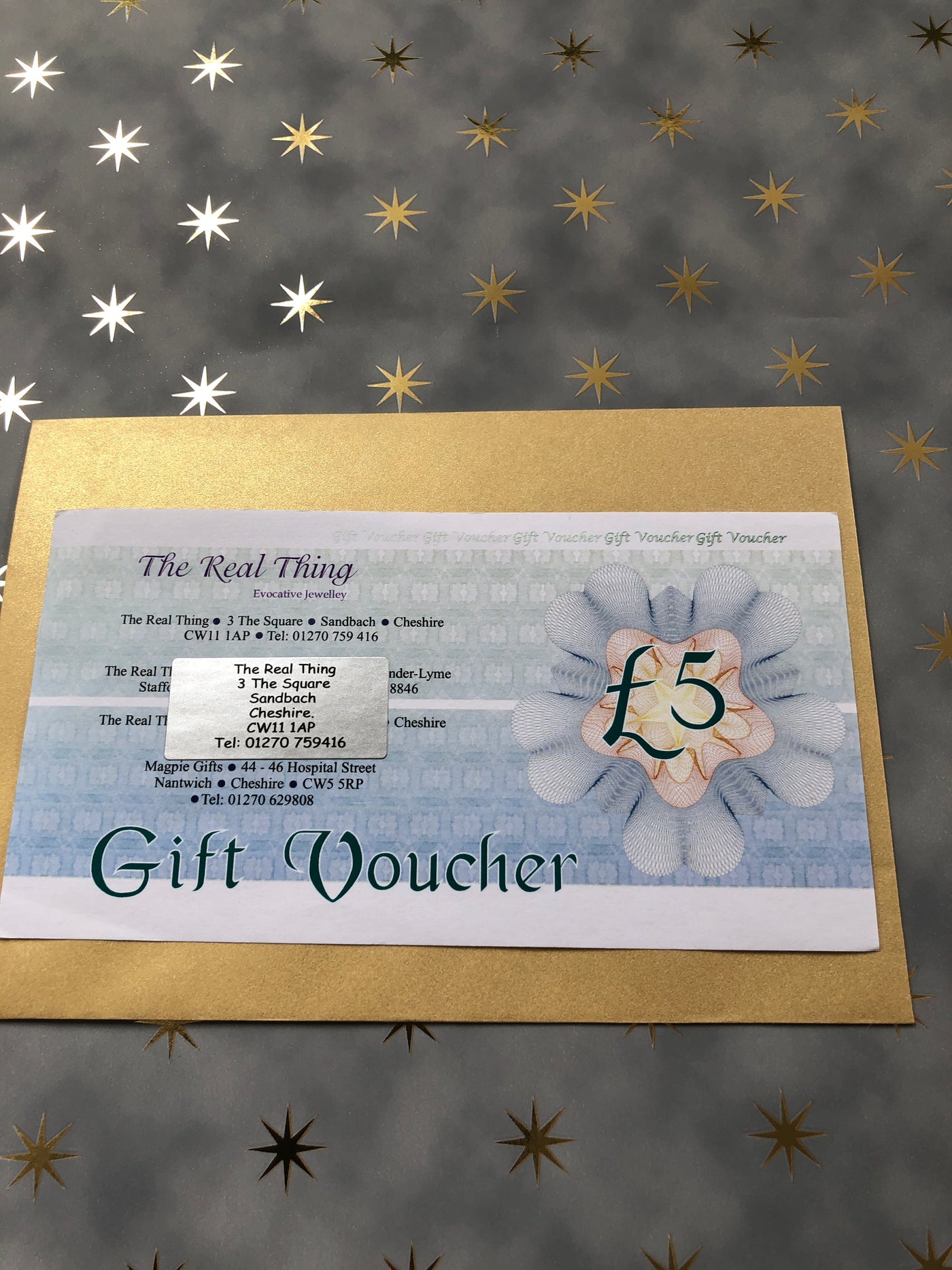 £5 Gift Voucher