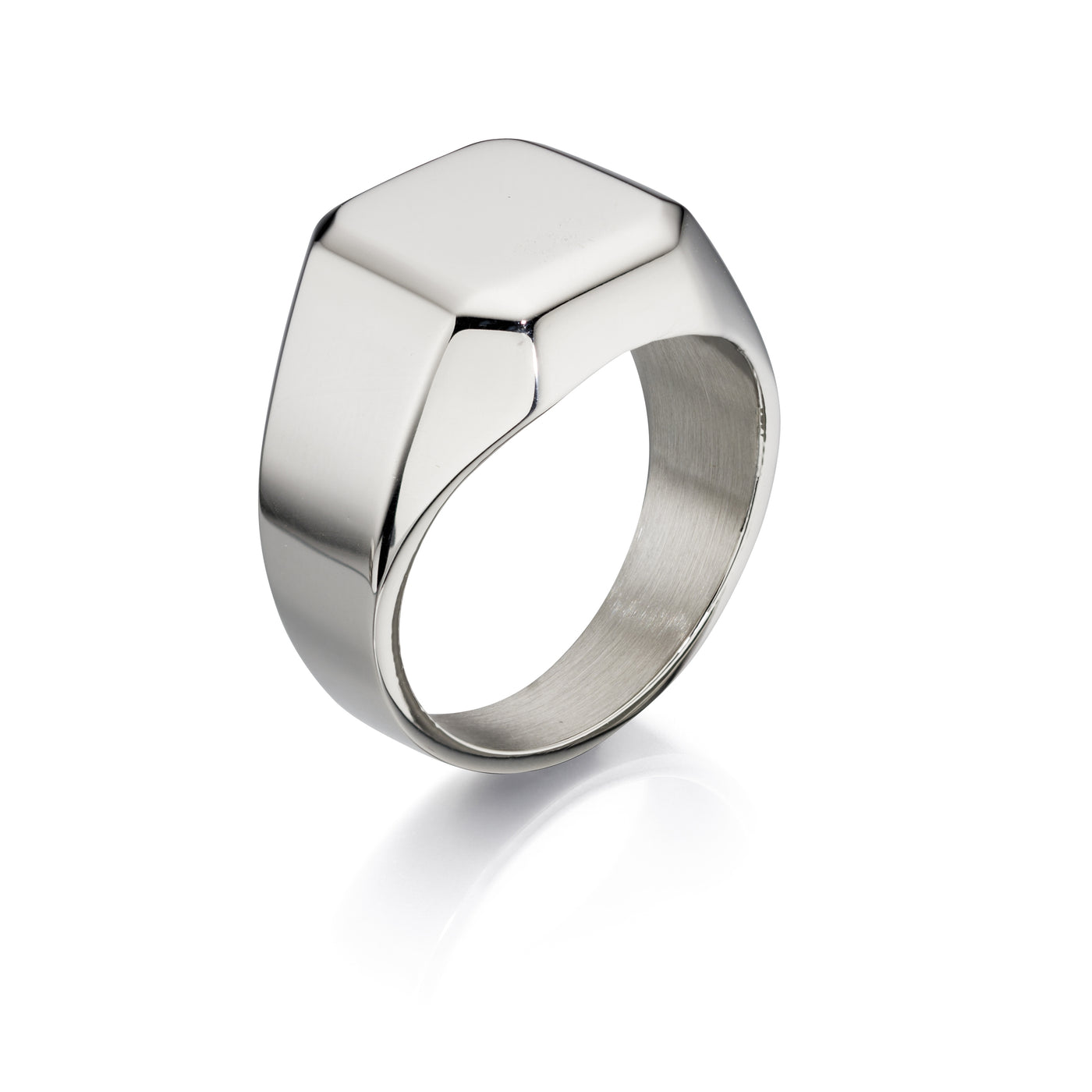 Fred Bennett Mens Sterling Silver Signet Ring r3412