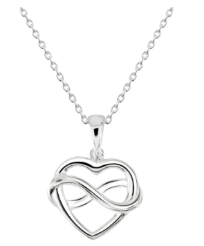 Dew infinity heart pendant