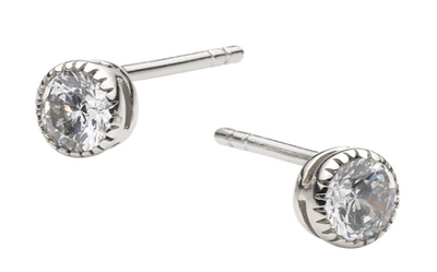 Small cz studs