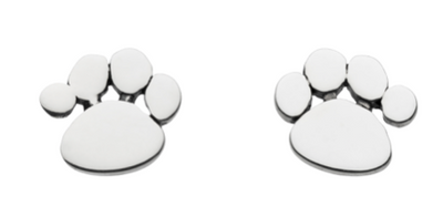 Paw print studs