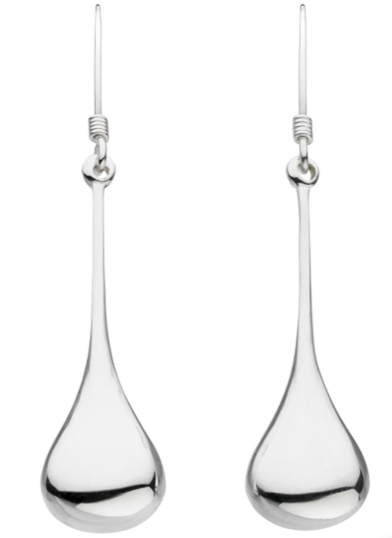 smooth drop earrings