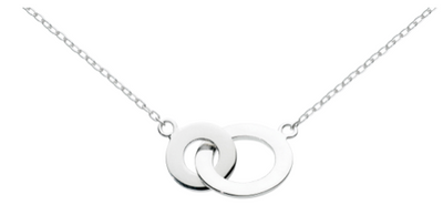 Dew Two Linked Circles Necklace 9897