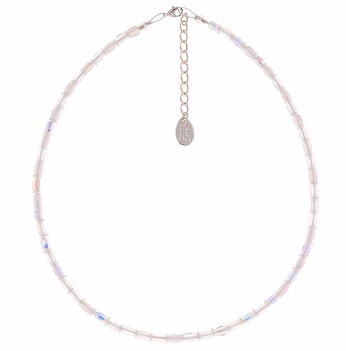 Carrie Elspeth White Bridal Bead Necklace N1544