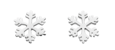 Snowflake studs