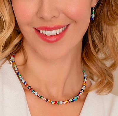 Carrie Elspeth Spring Millefiori Full Necklace