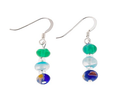 Carrie Elspeth Spring Millefiori drop earrings e1616
